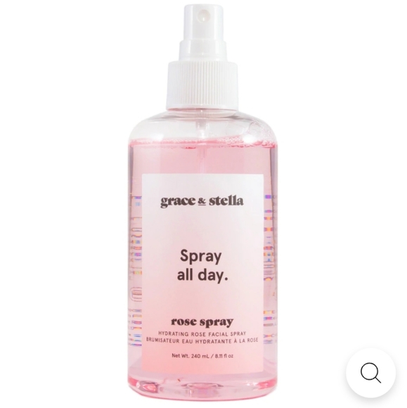 NWT! Grace & Stella! Spray All Day! Rose Hydrating Facial Spray! 8.11fl oz! - Picture 2 of 5